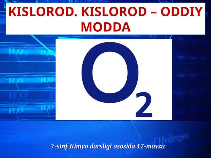 Kislorod 1