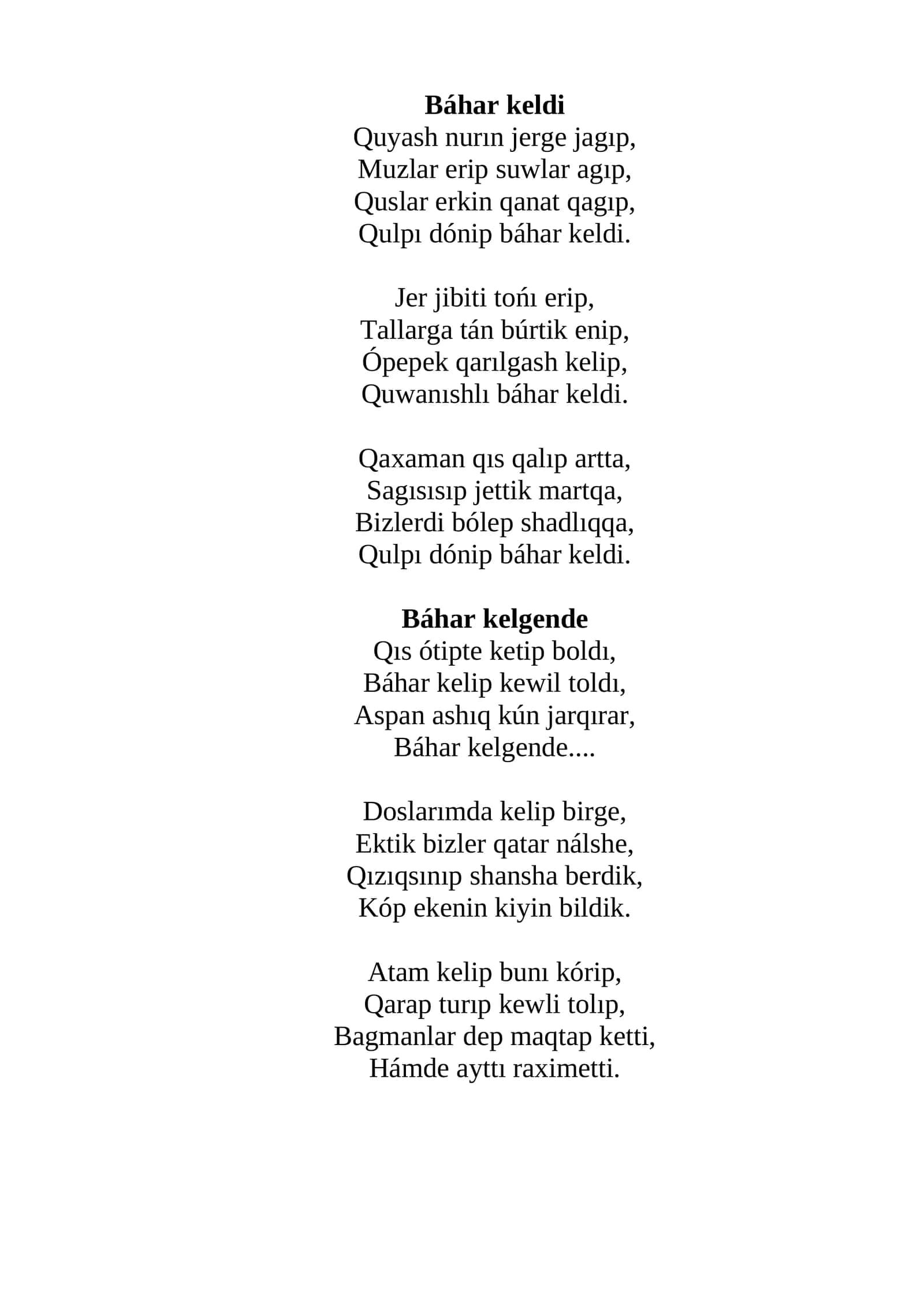 Báhar keldi 1