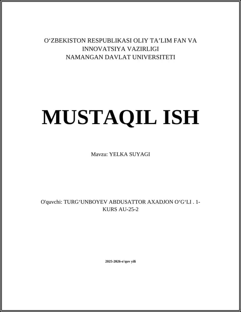YELKA SUYAGI 1