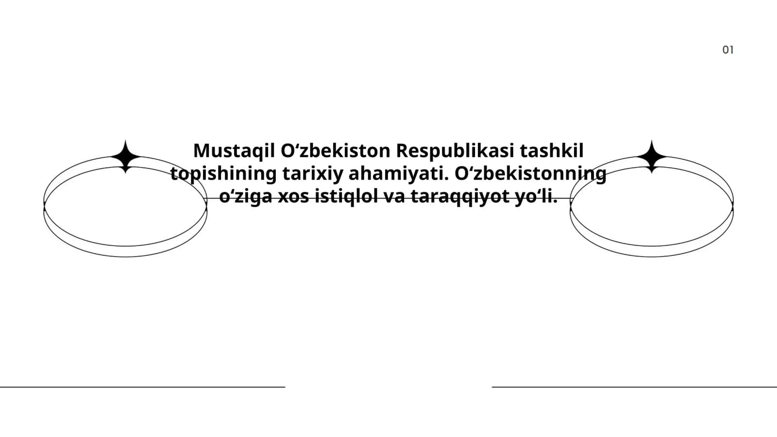 Mustaqil O'zbekiston Respublikasi tarixi 1