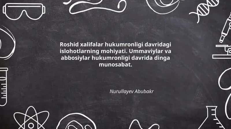 Abu Bakr davri 1
