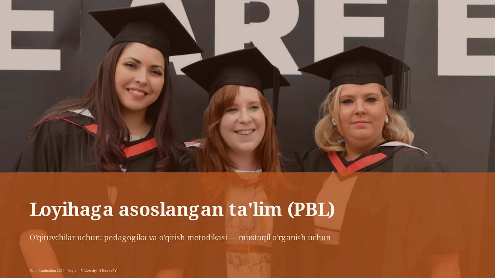 Loyihaga asoslangan ta'lim (PBL) 1