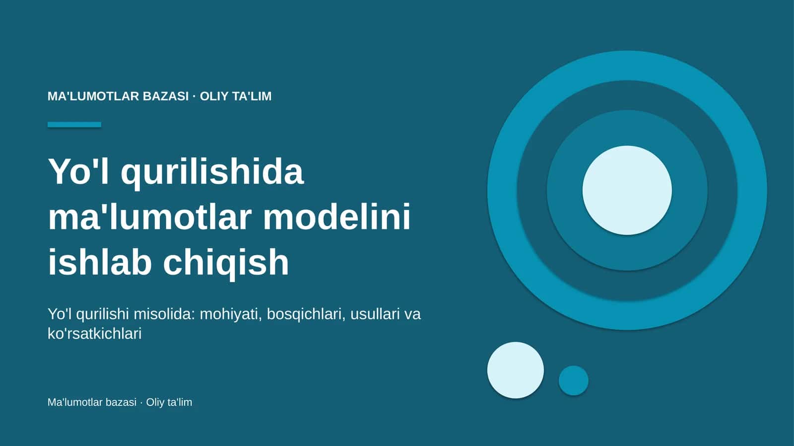 yo'l qurilishida ma'lumotlar modelini ishlab chiqish 4520 1