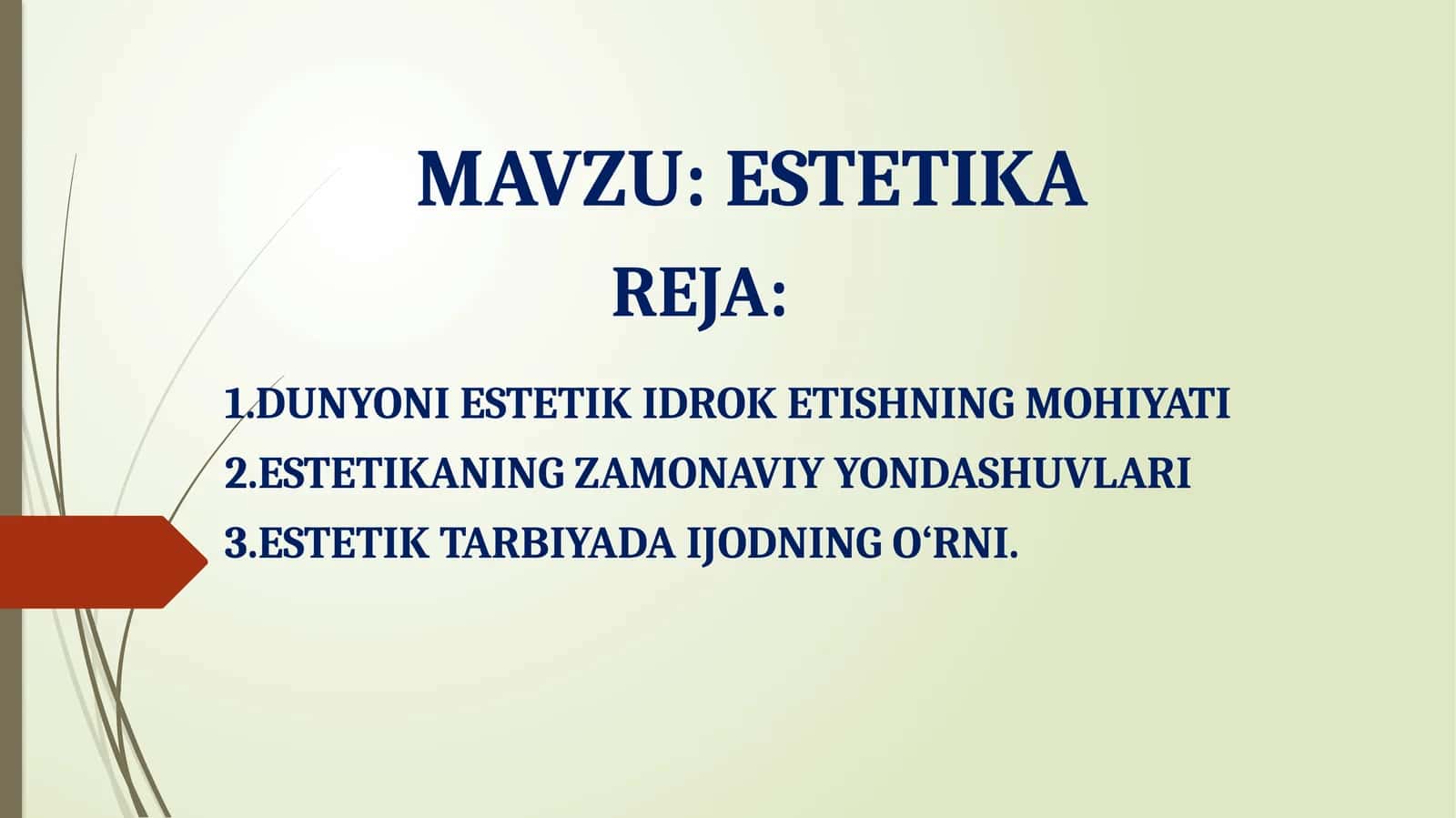 ESTETIKA 1