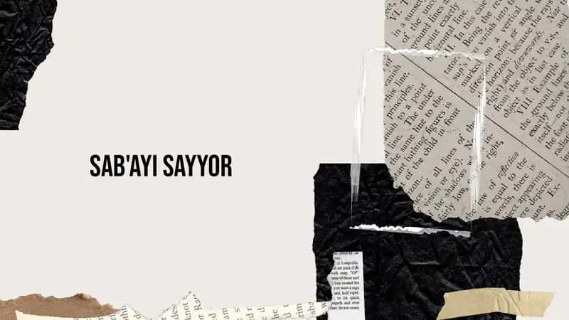 Sab'ayi sayyor 1
