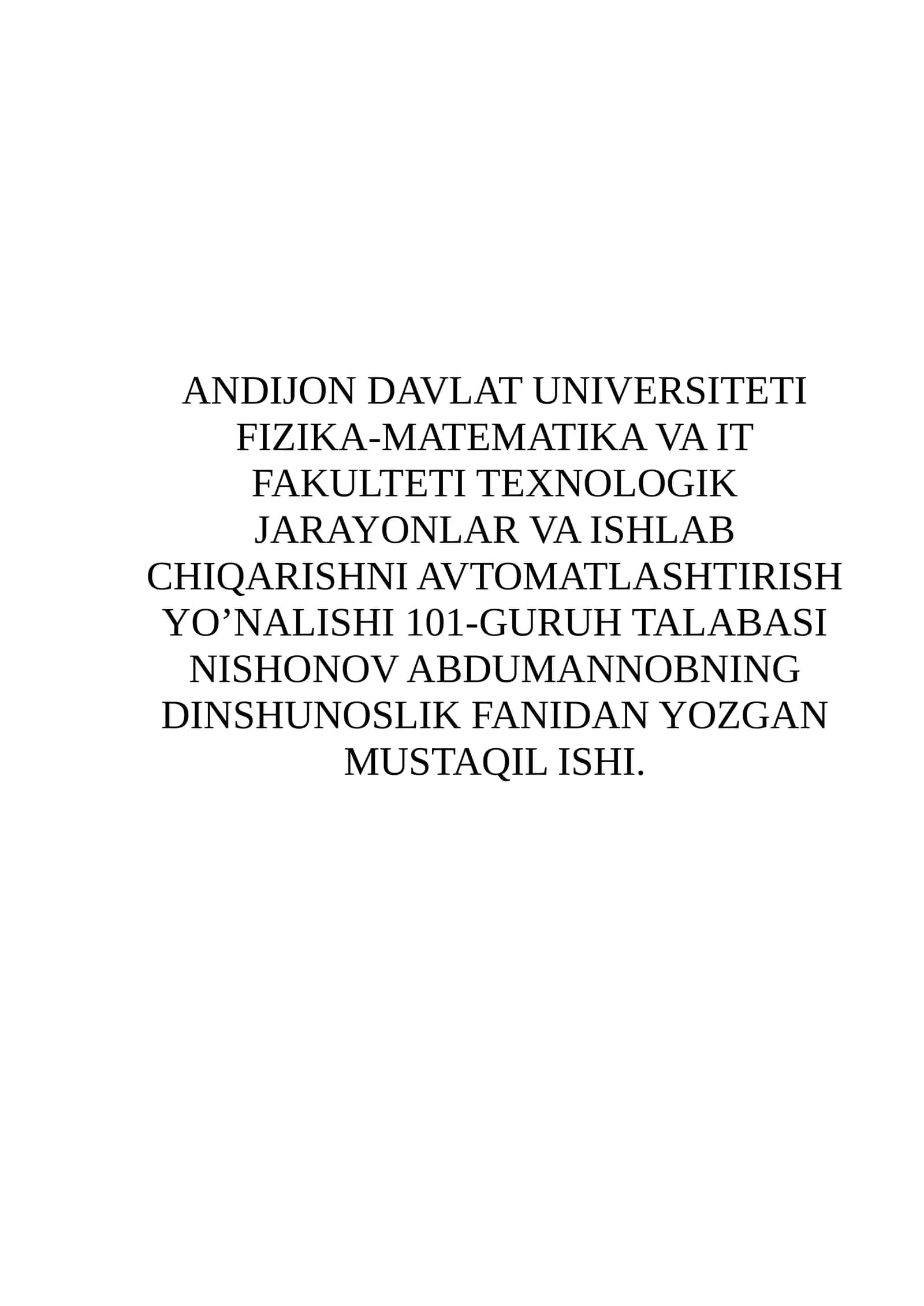 Tasavvuf 1