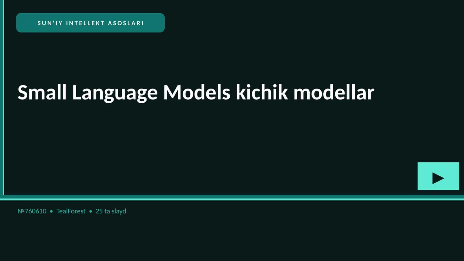 Small Language Models kichik modellar 1
