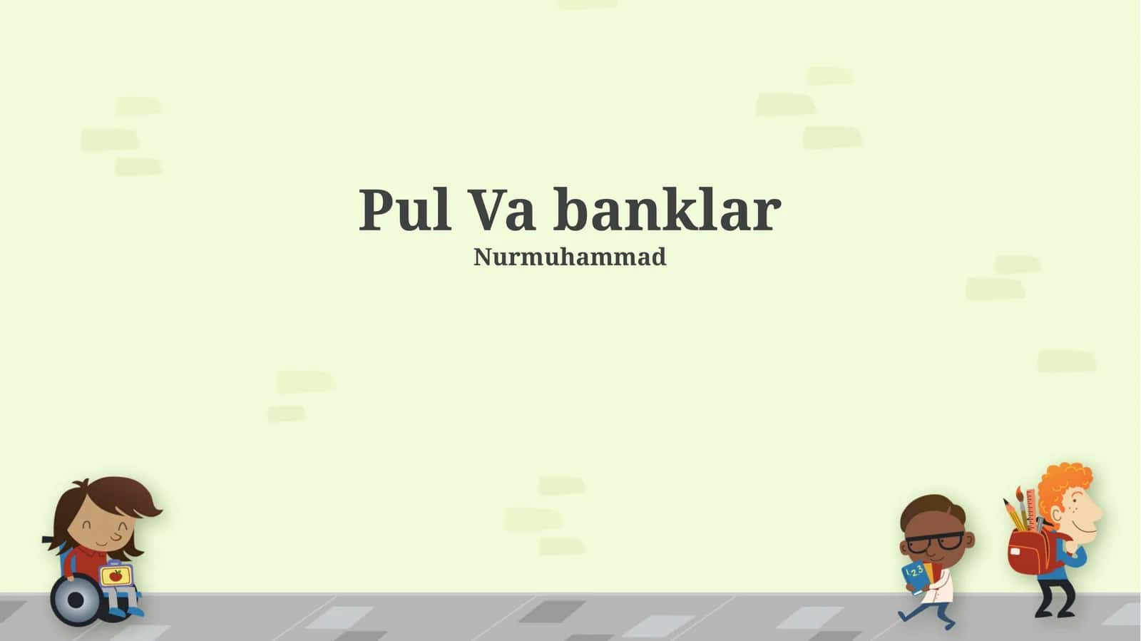 Pul Va banklar 1