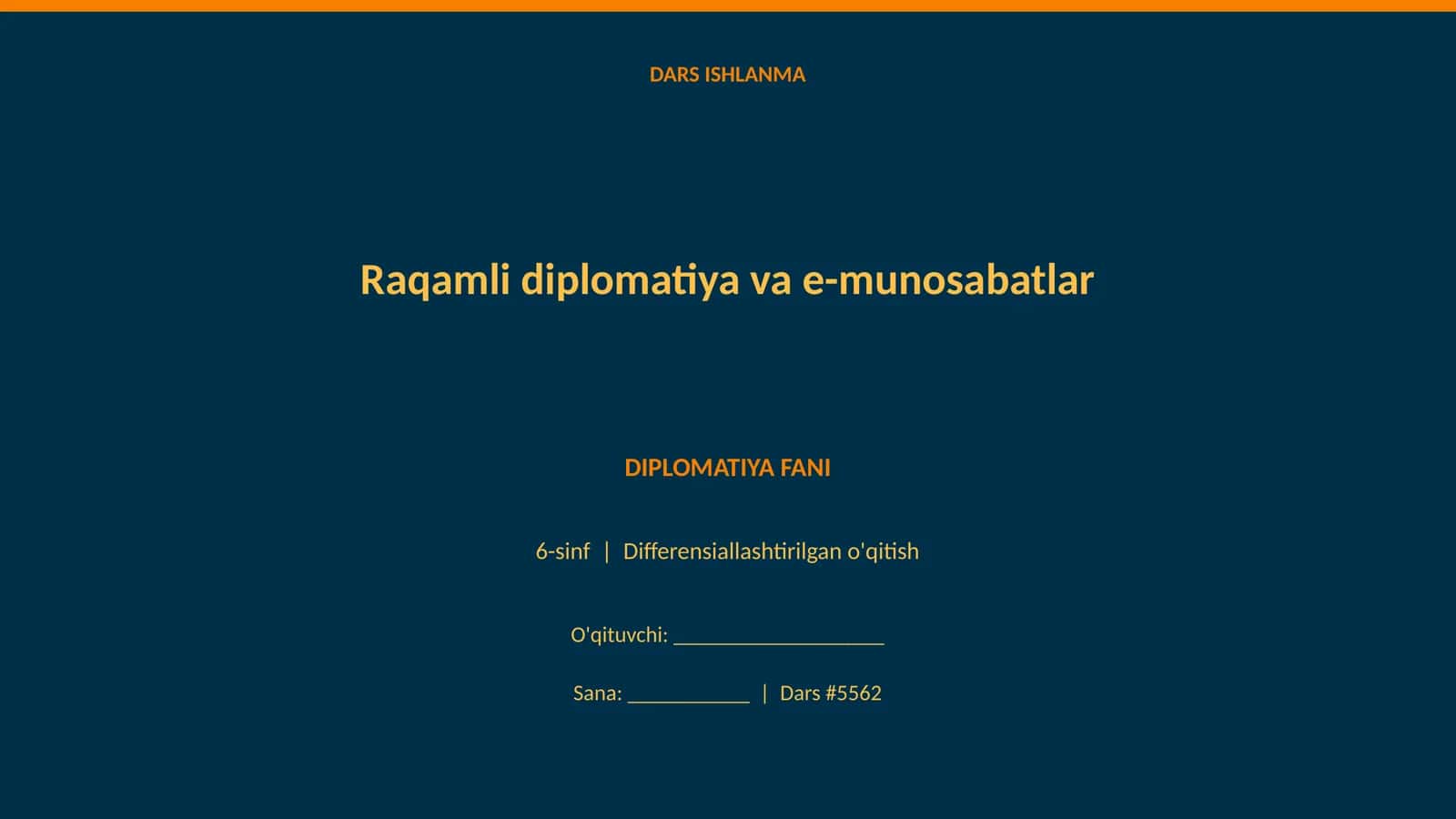 Raqamli diplomatiya va e-munosabatlar 1
