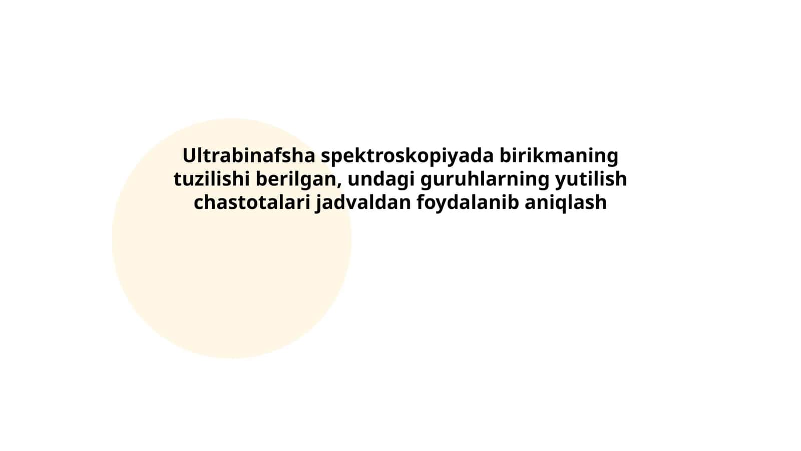 Ultrabinafsha spektroskopiyasi 1