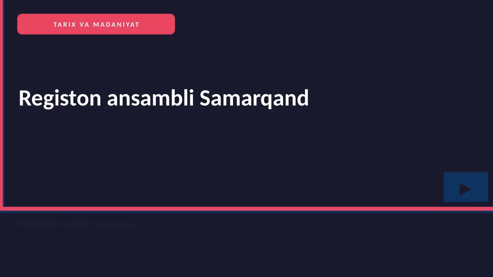 Registon ansambli Samarqand 1