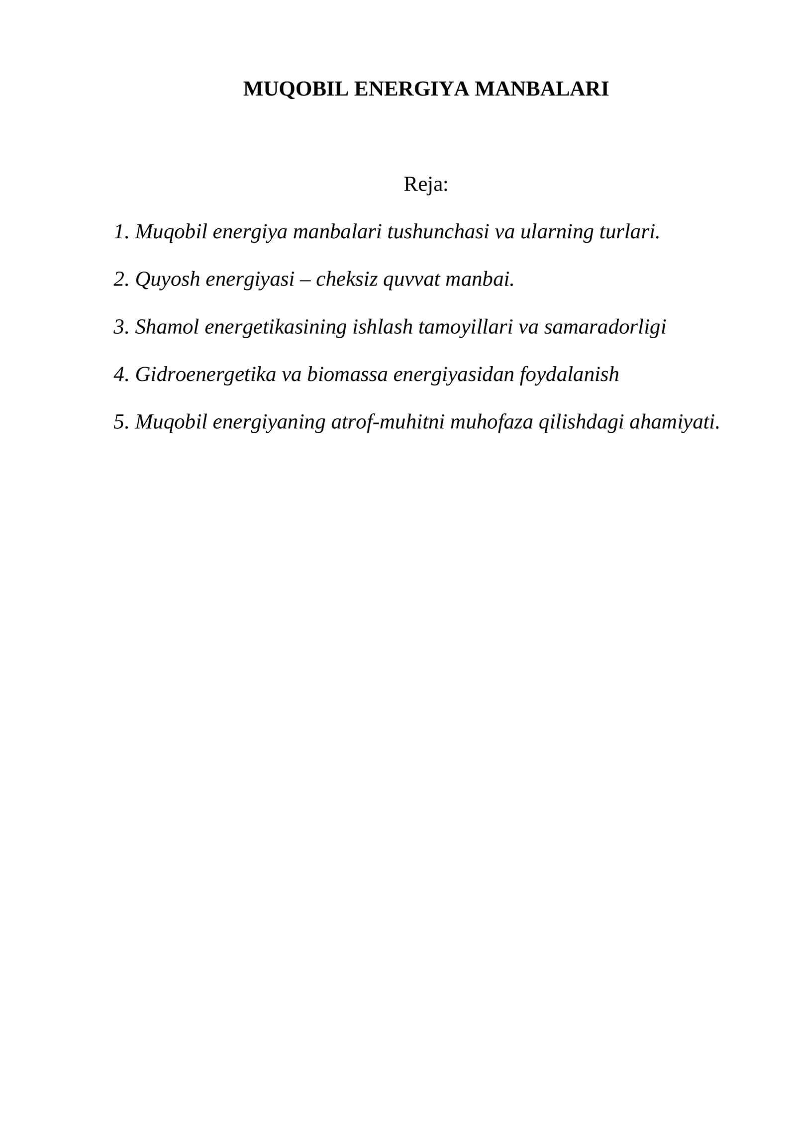 MUQOBIL ENERGIYA MANBALARI 1