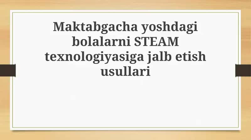 STEAM ta'limi 1