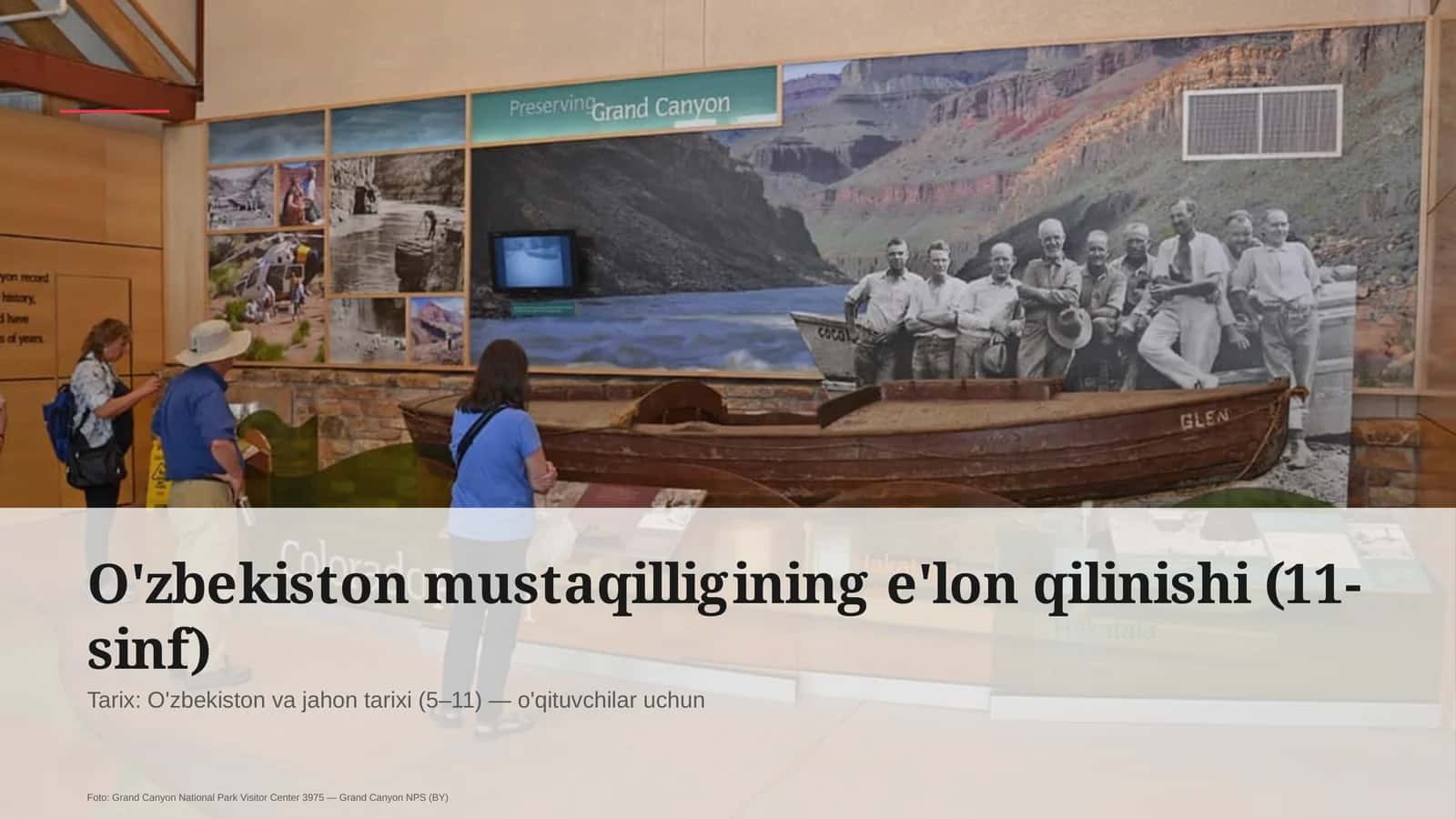 O'zbekiston mustaqilligining e'lon qilinishi (11-sinf) 1