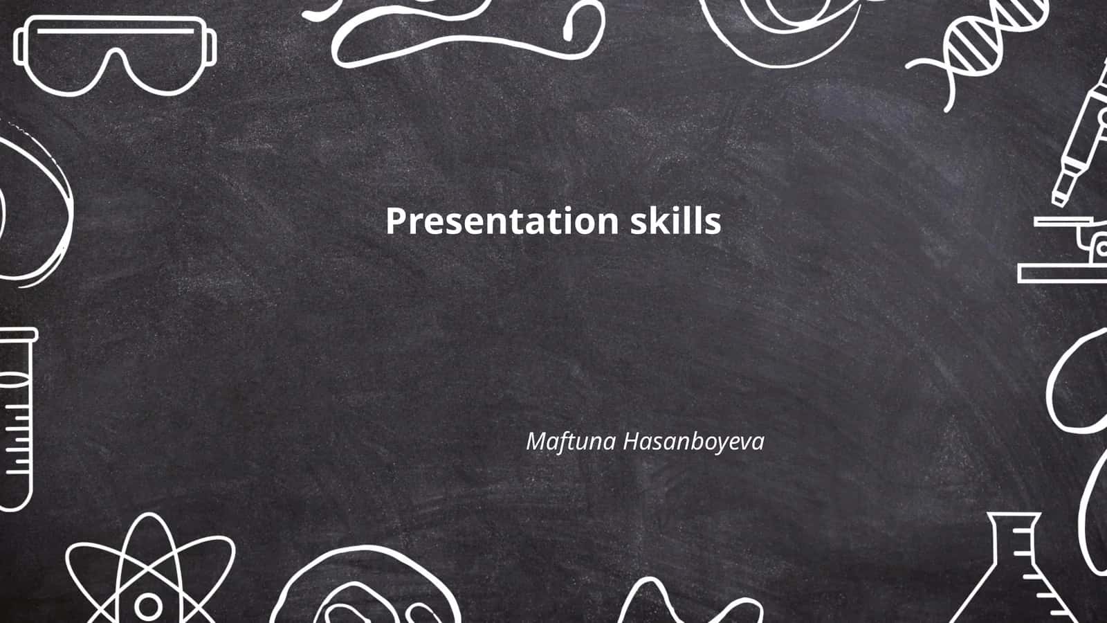 Presentation skills 1