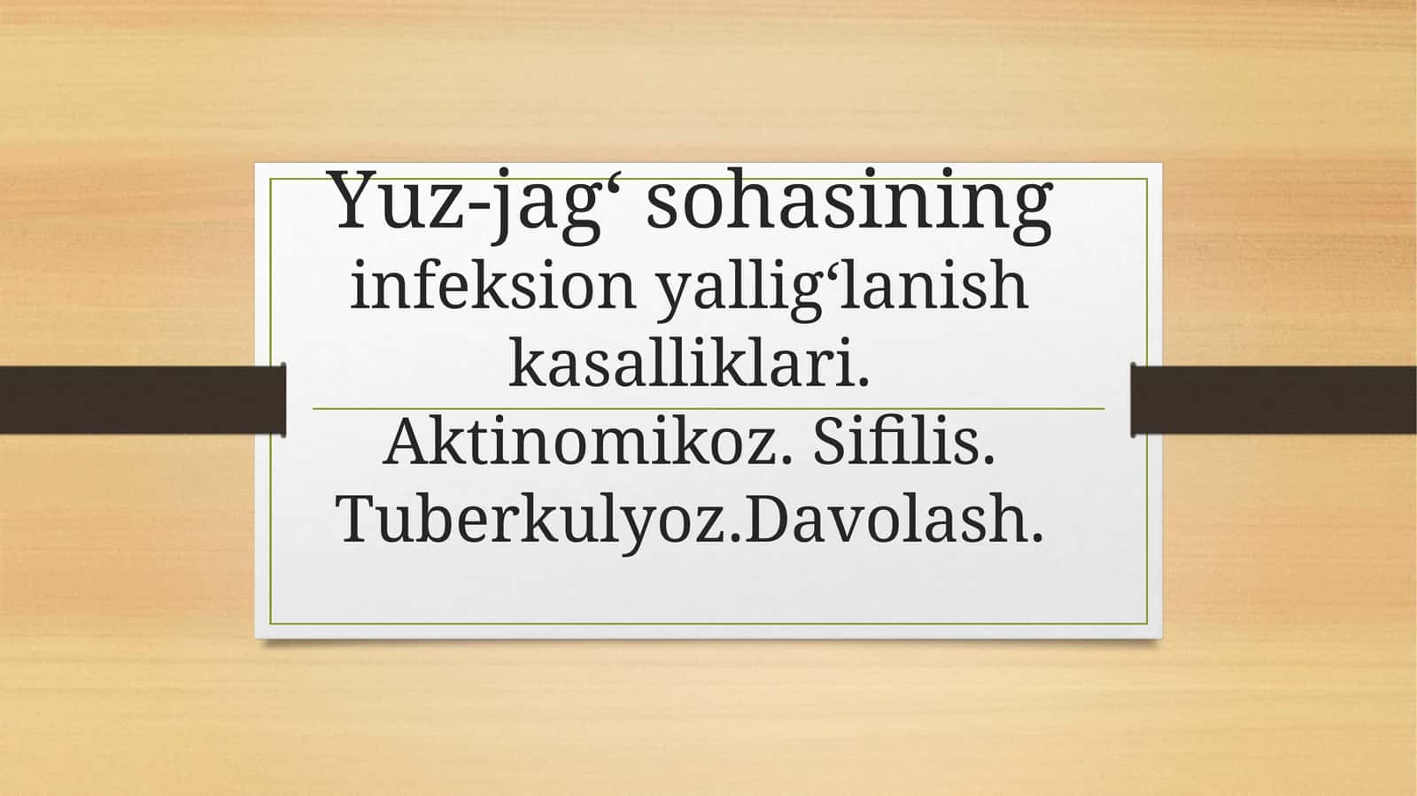 Aktinomikoz 1