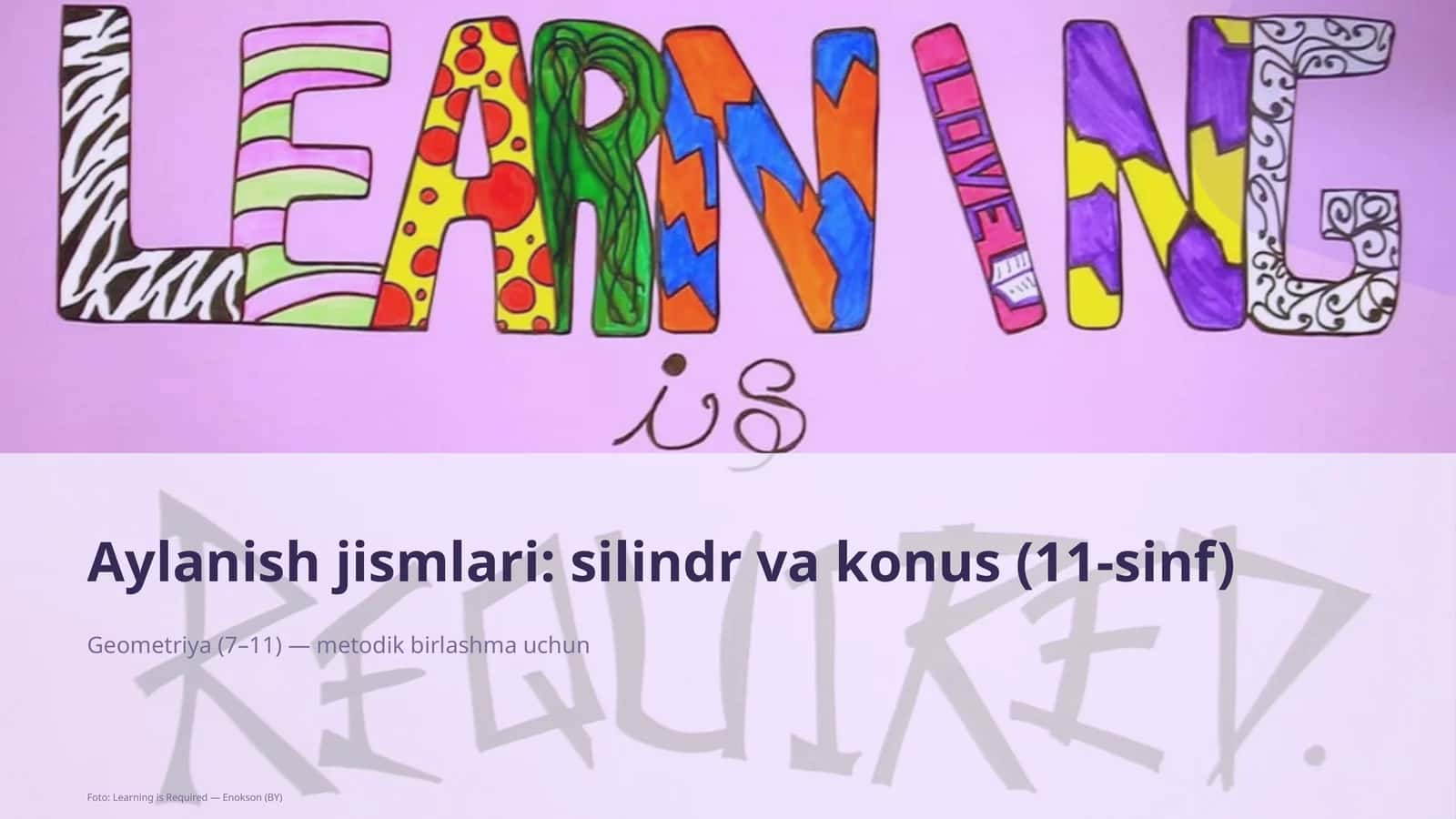 Geometriya (7–11) — metodik birlashma uchun 1