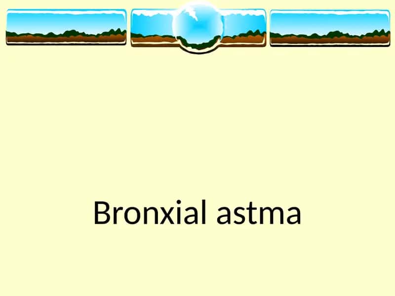 Bronxial astma 1