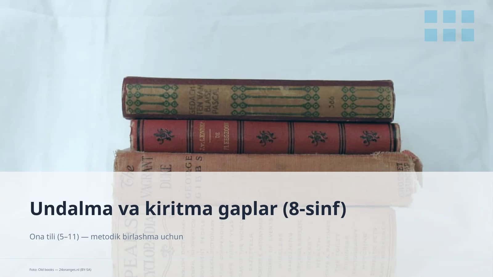 Undalma va kiritma gaplar (8-sinf) 1