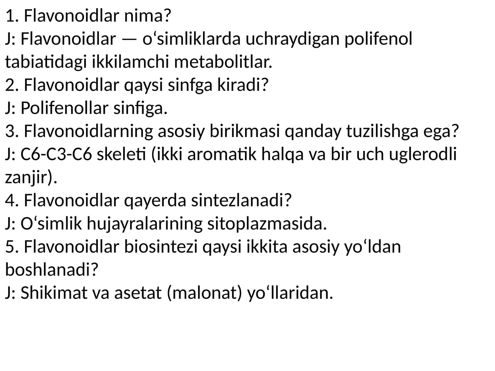 flavanoid haqida 1