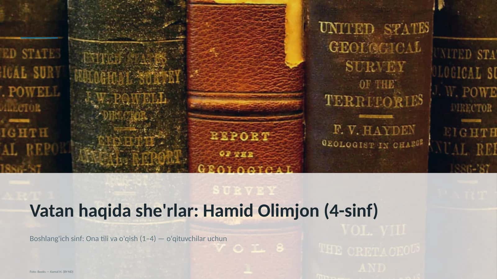 Vatan haqida she'rlar: Hamid Olimjon (4-sinf) 1