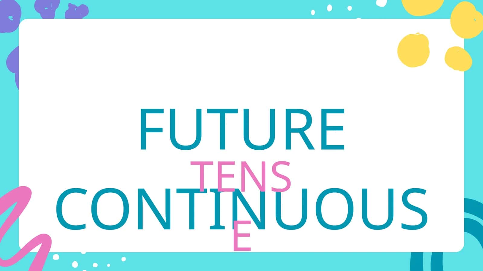 FUTURE CONTINUOUS TENSE 1