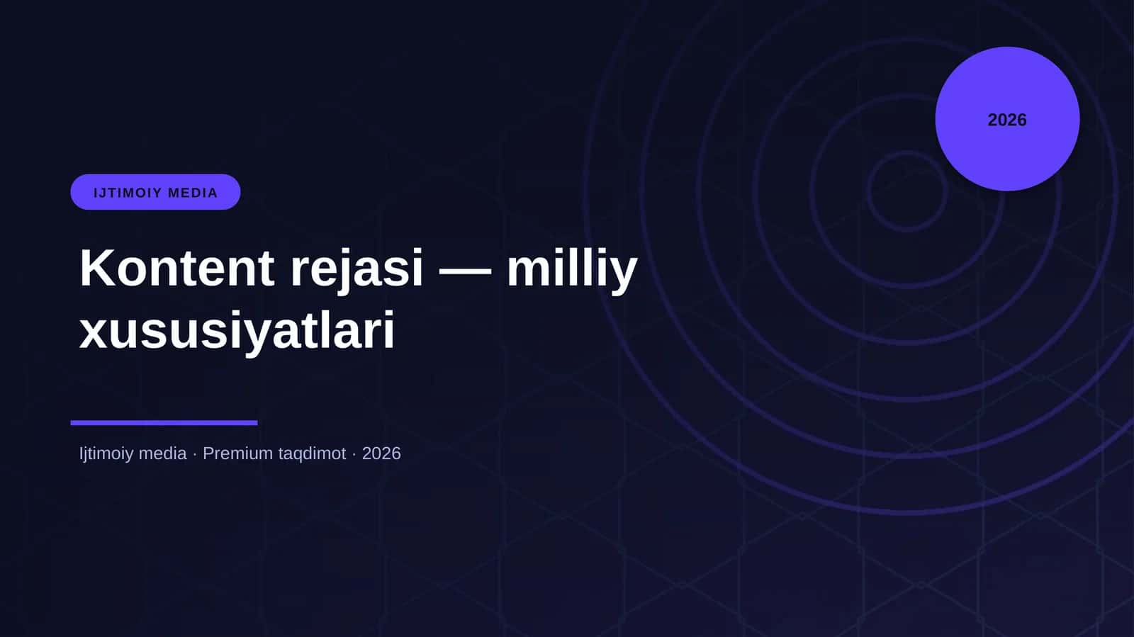Kontent rejasi — milliy xususiyatlari 1