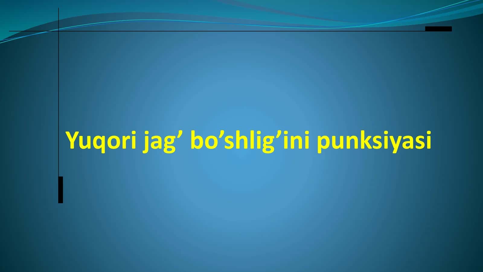 Yuqori jag’ bo’shlig’ini punksiyasi 1