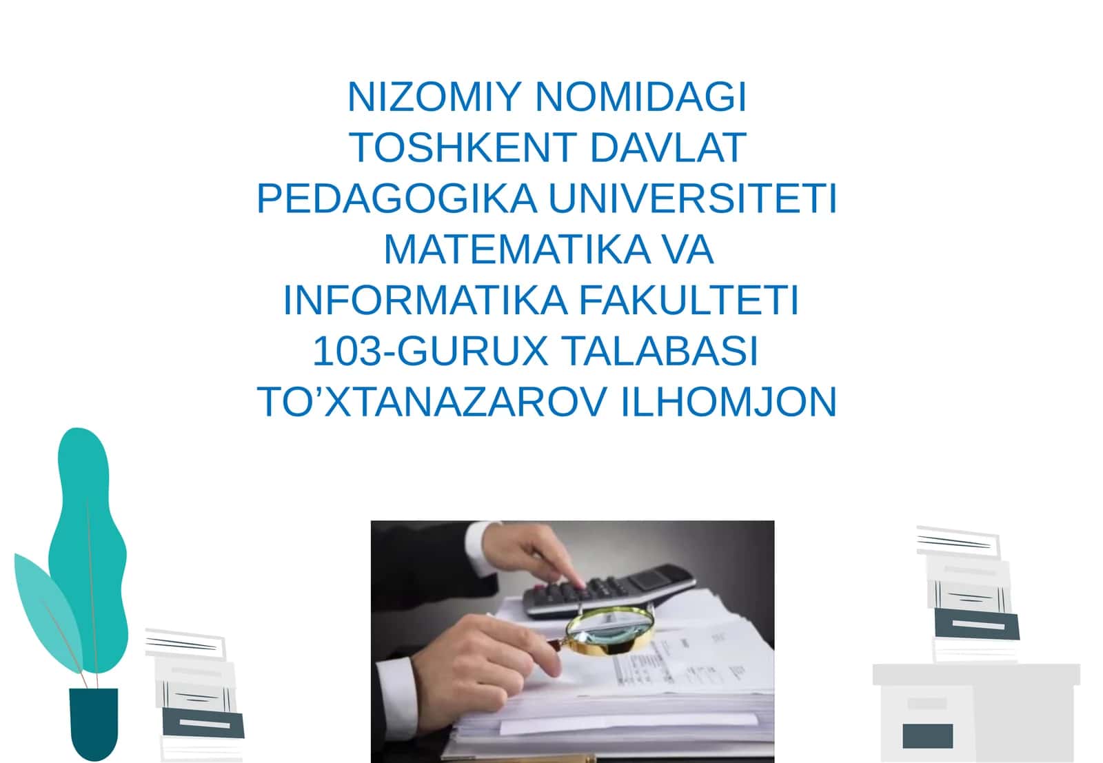 Kompyuterning asosiy qurilmalari 1