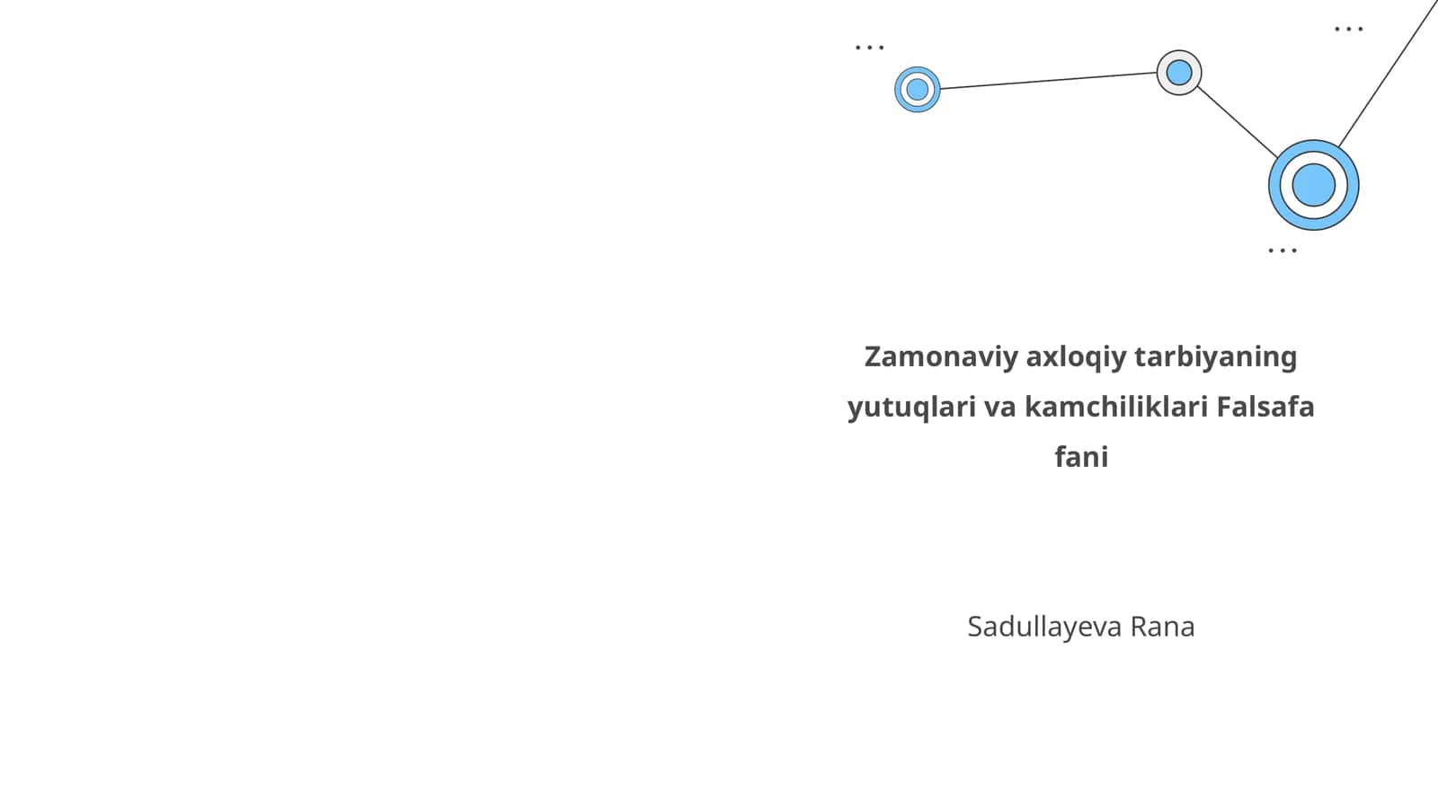 Zamonaviy axloqiy tarbiyaning yutuqlari va kamchiliklari Falsafa fani 1