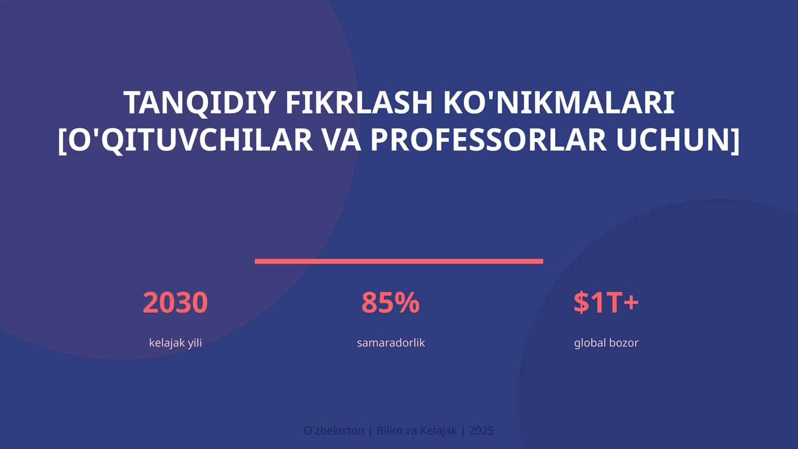 Tanqidiy fikrlash ko'nikmalari [O'qituvchilar va professorlar uchun] 1
