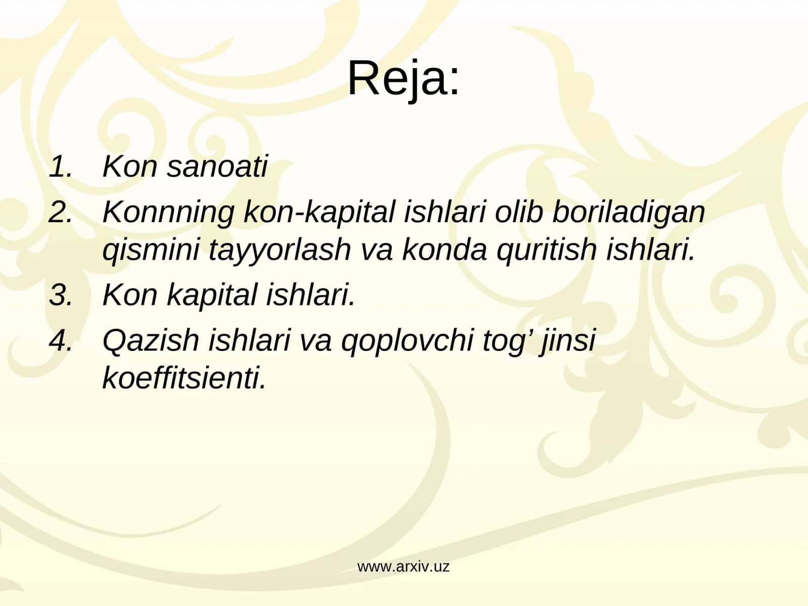 Kon sanoati 1
