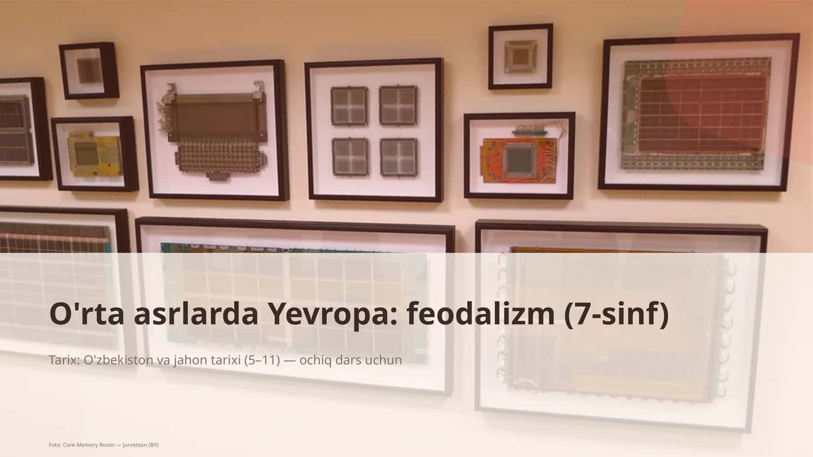 O'rta asrlarda Yevropa: feodalizm (7-sinf) 1