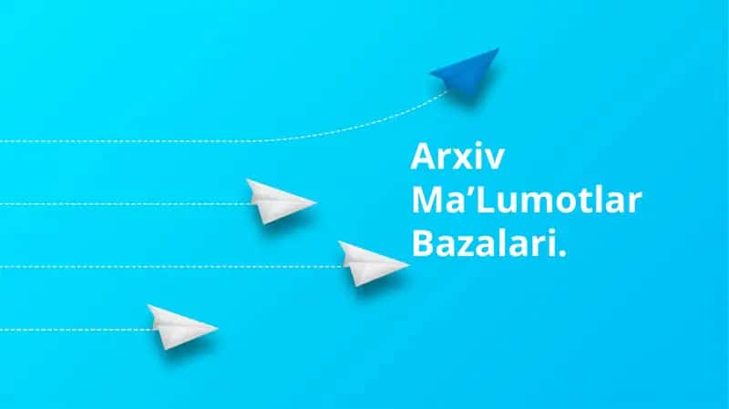 Arxiv MaʼLumotlar Bazalari 1