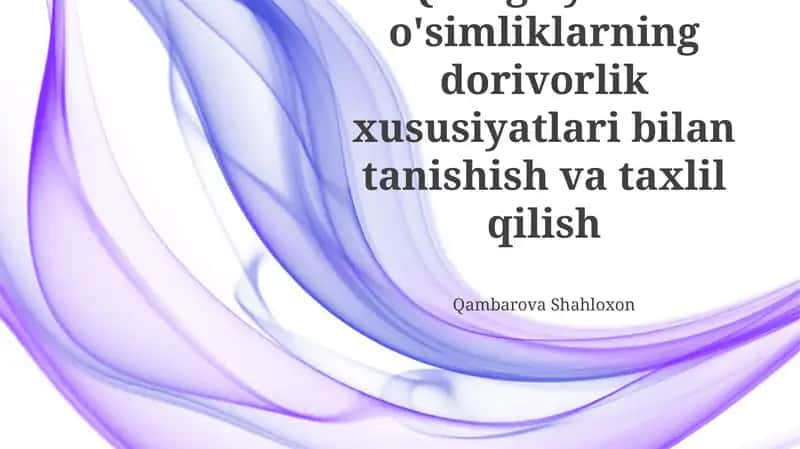 Qarag'ay toifa o'simliklar 1