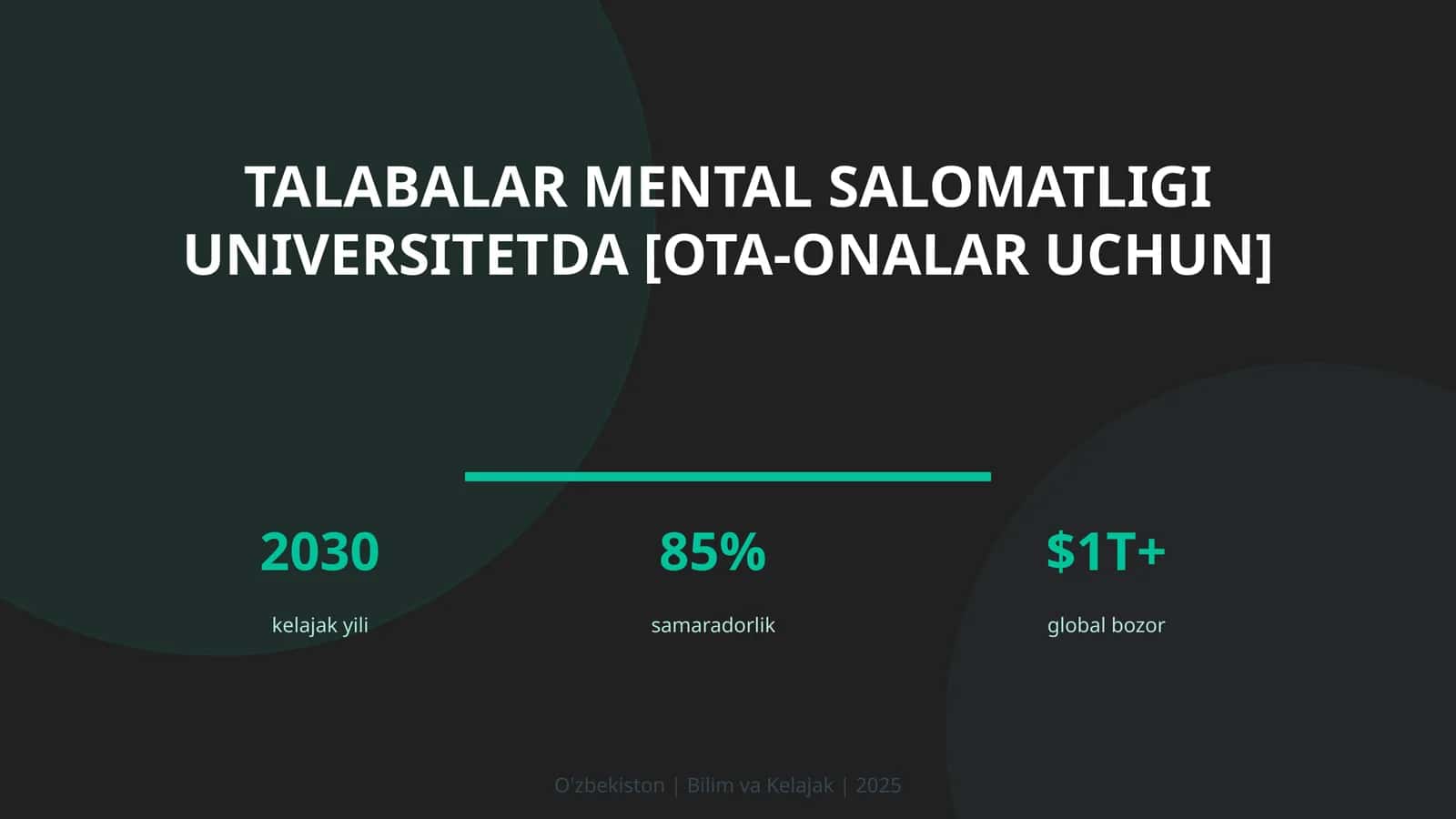 Talabalar mental salomatligi universitetda [ota-onalar uchun] 1