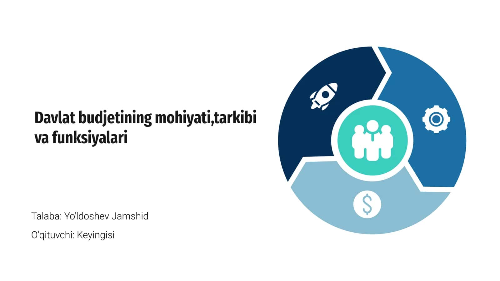 Davlat budjetining mohiyati,tarkibi va funksiyalari 1