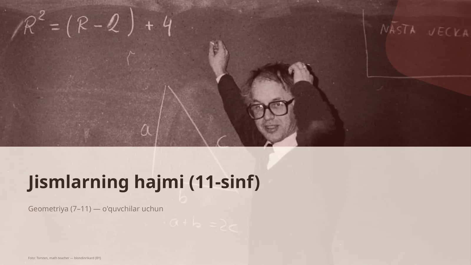 Geometriya (7–11) — o'quvchilar uchun 1