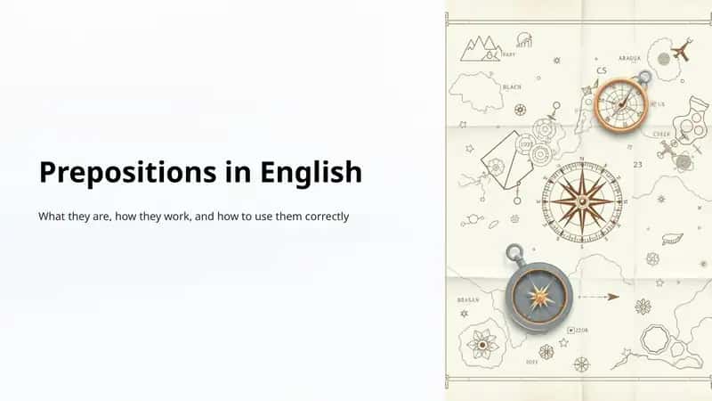 Prepositions in English 1