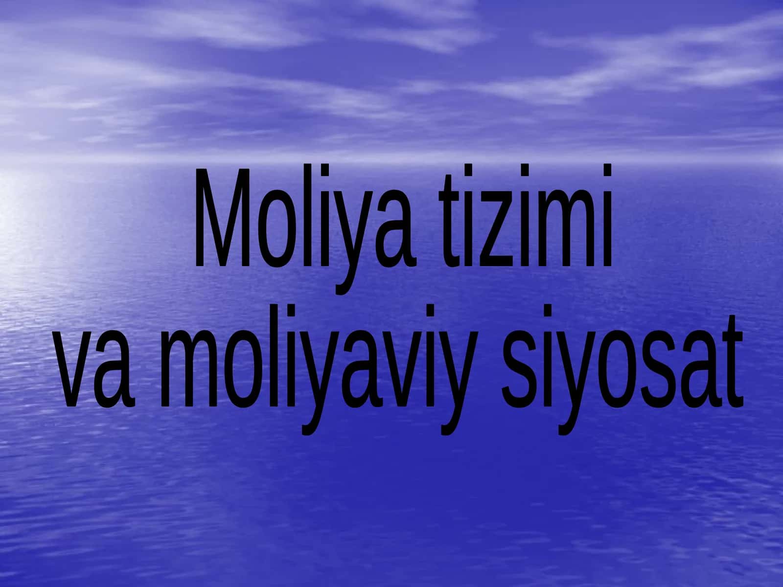 Moliyatizimi 1