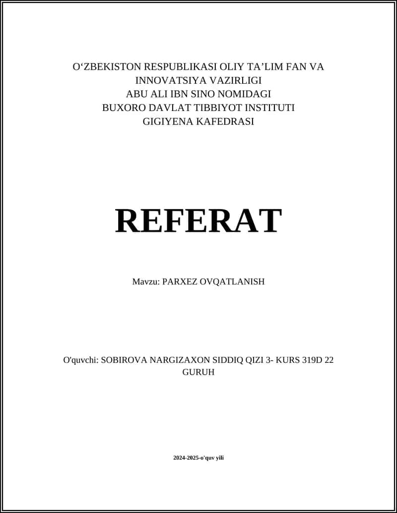 PARXEZ OVQATLANISH 1
