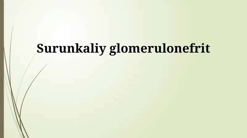 Surunkaliy glomerulonefrit 1