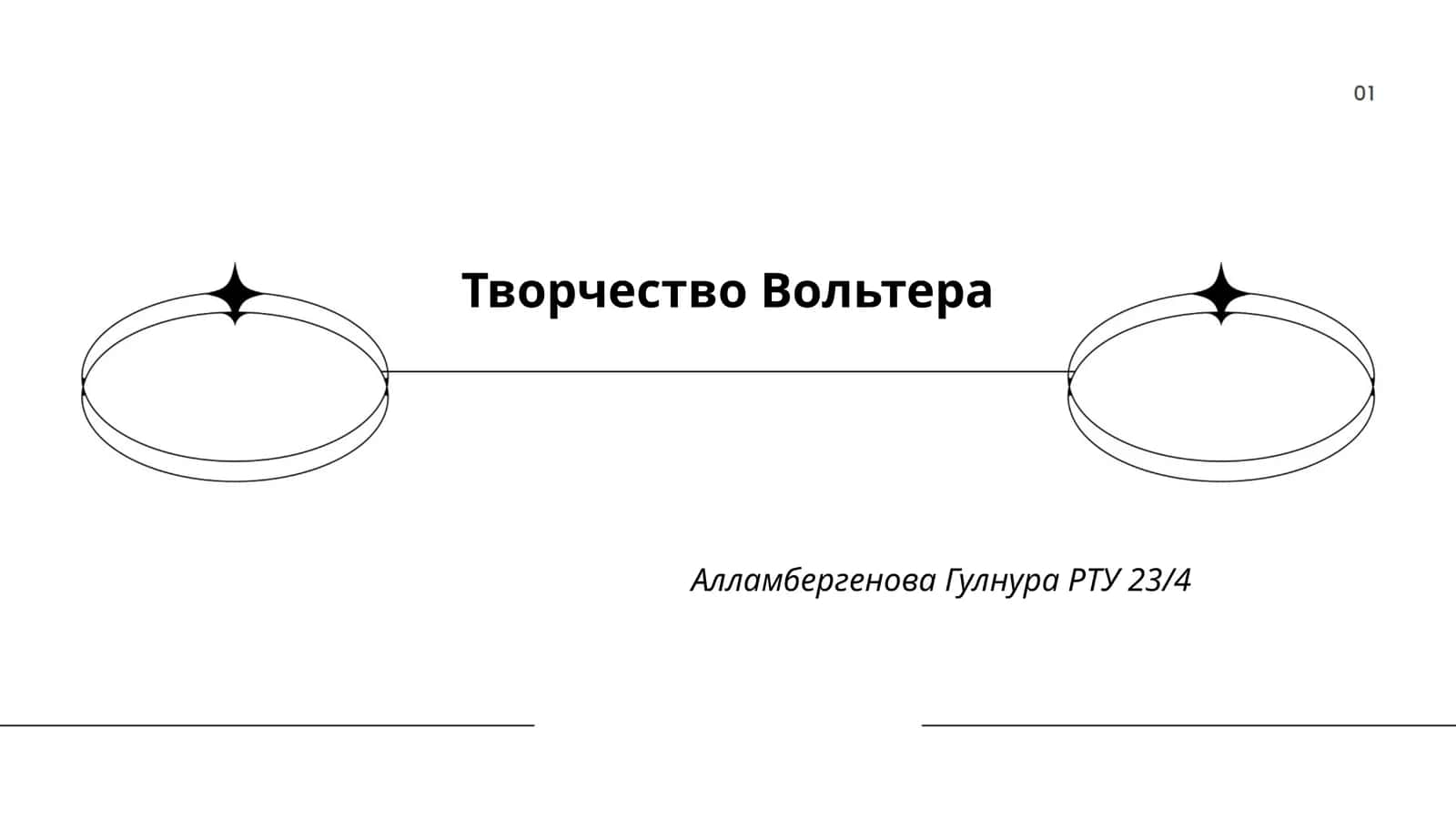 Творчество Вольтера 1