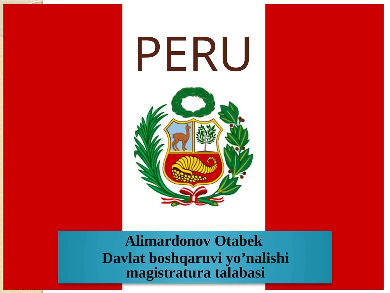 PERU 1
