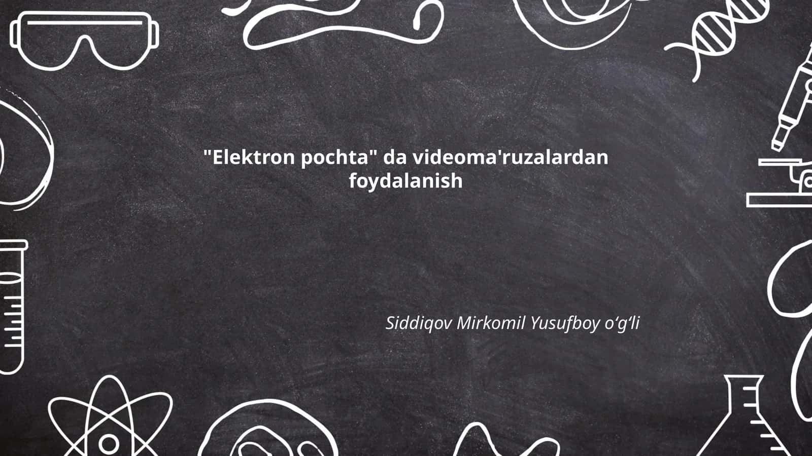 Elektron pochta 1