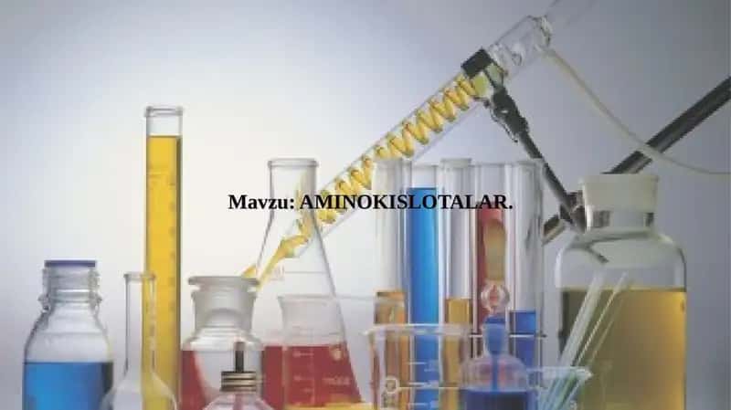 AMINOKISLOTALAR 1