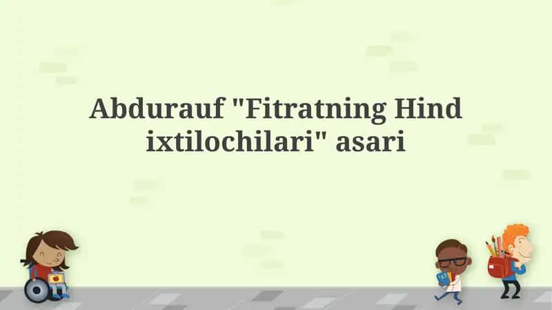 Fitratning Hindixtilochilari 1