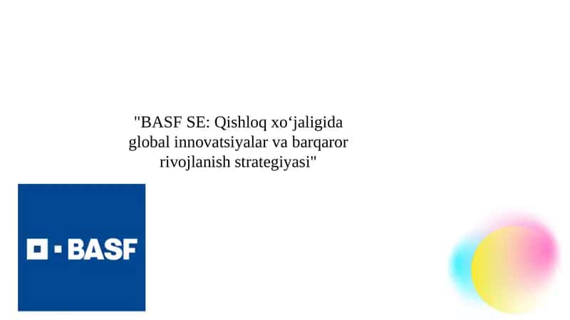 BASF SE kampaniyasi slayd 1