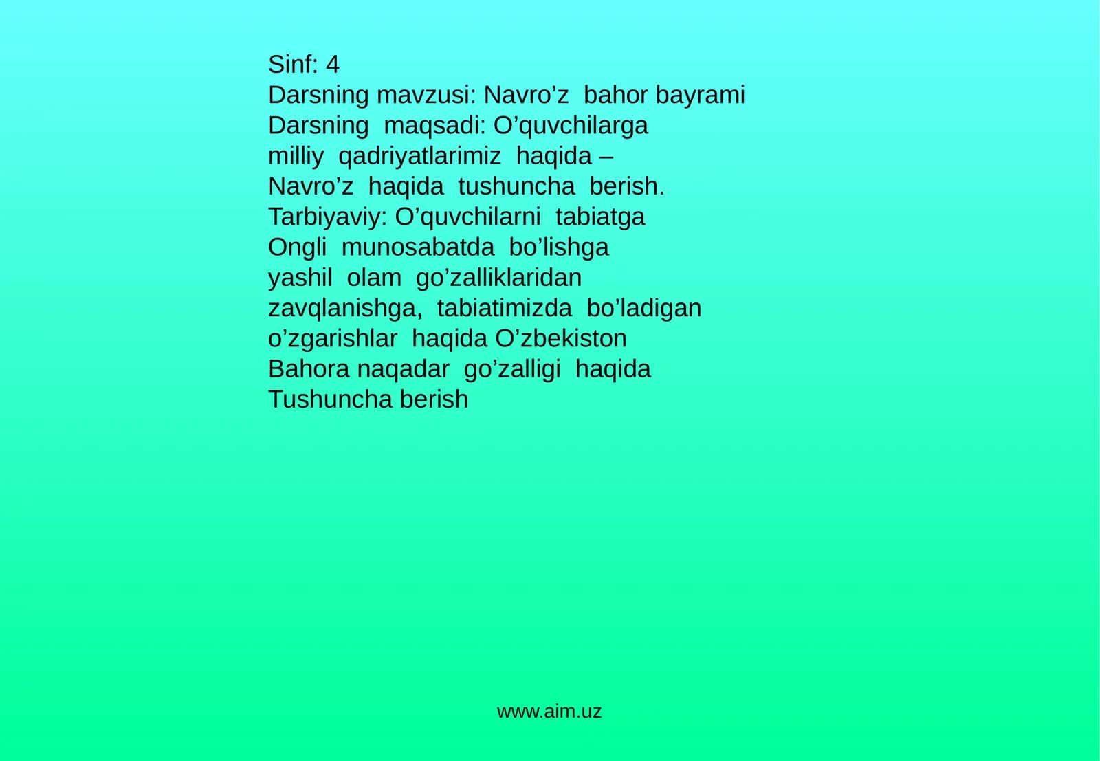 Navro’z bahor bayrami 1