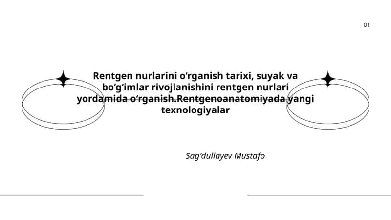 Rentgen nurlarini o‘rganish tarixi 1